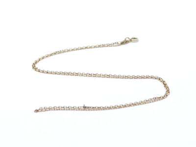 Halskedja Ankar Guld 18K 2,6g Längd 45,5cm Bredd 1mm