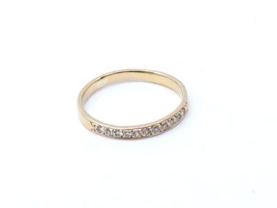 Ring Guld 18K 3,3g Ø20, diamanter 11xca0,02ct