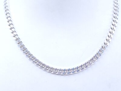 Halskedja Pansar Silver