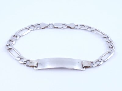 Armband Figaro Silver