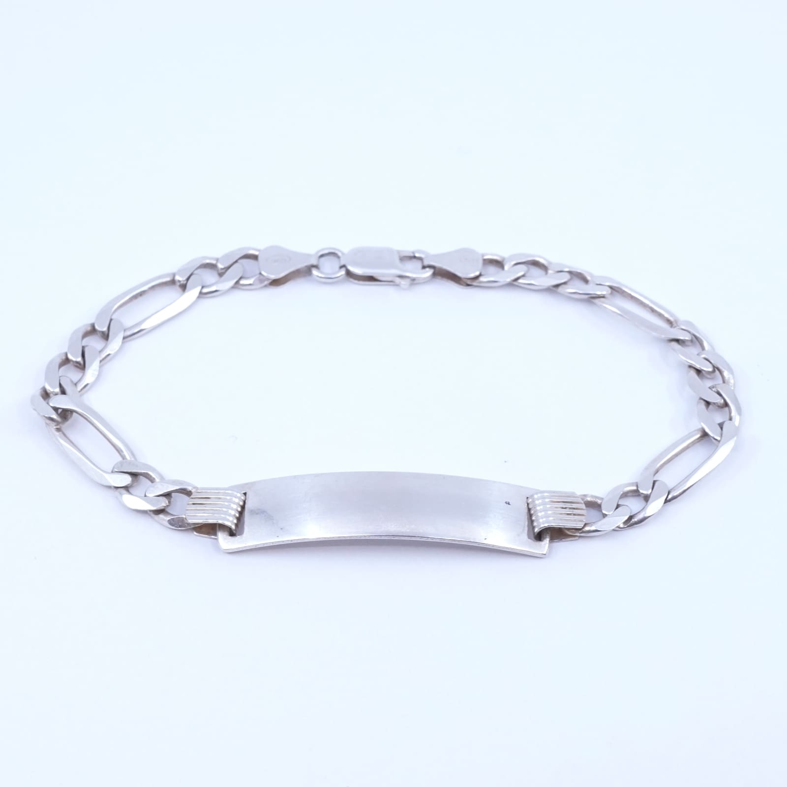 Armband Figaro Silver