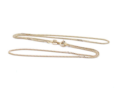 Halskedja Pansar Guld 18K Längd 42cm Bredd 1mm