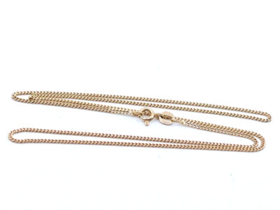 Halskedja Pansar Guld 18K 3,6g Längd 45cm Bredd 1mm