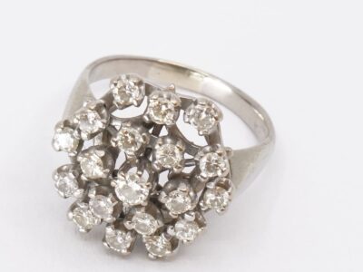 Ring Vitguld 18K