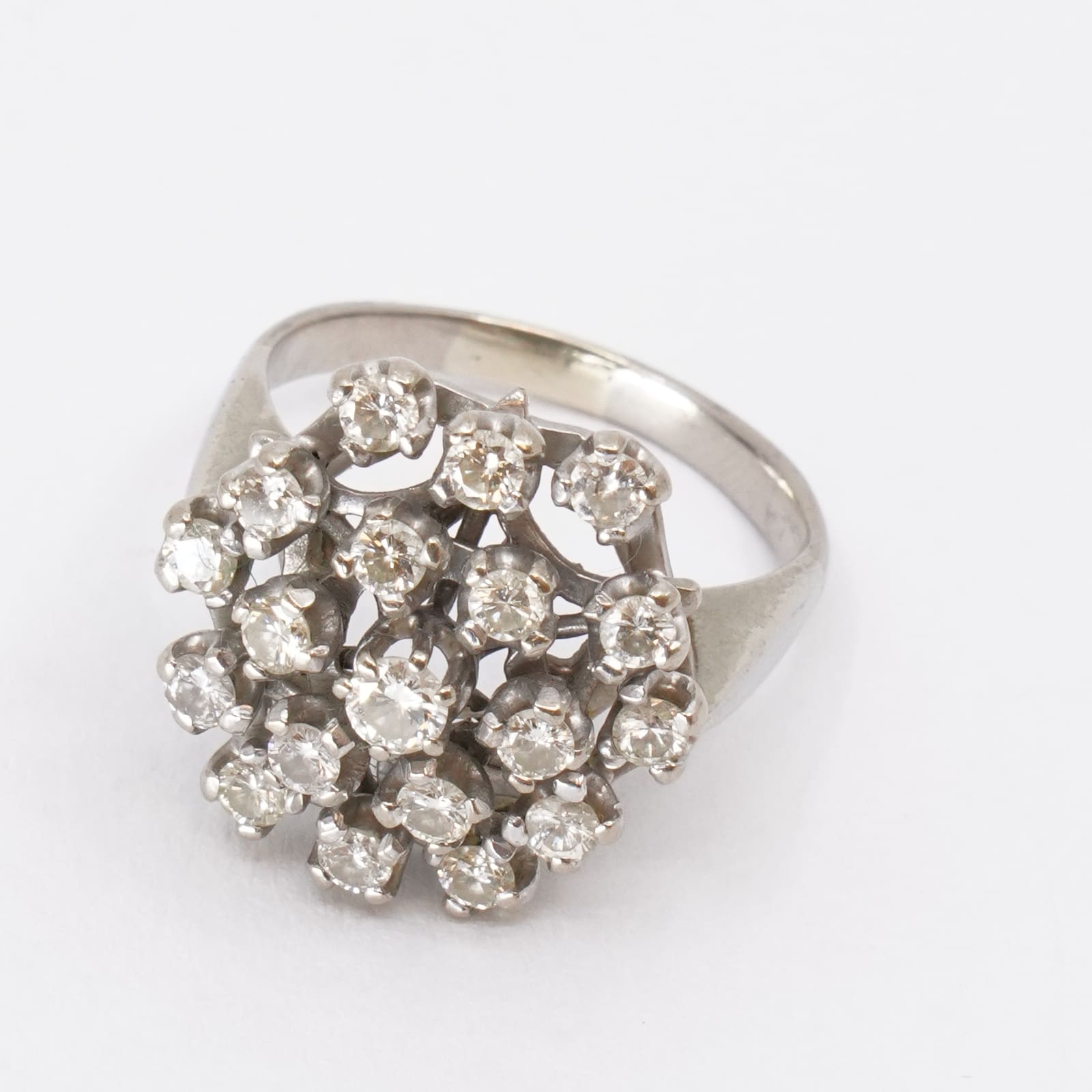 Ring Vitguld 18K