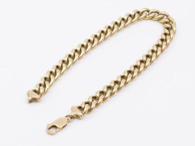 Armband Pansar Guld Längd 22,5cm