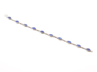 Armband Silver S925 Längd 19,5cm med stenar