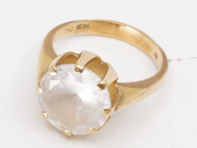 Ring 18K Ø17½ med sten