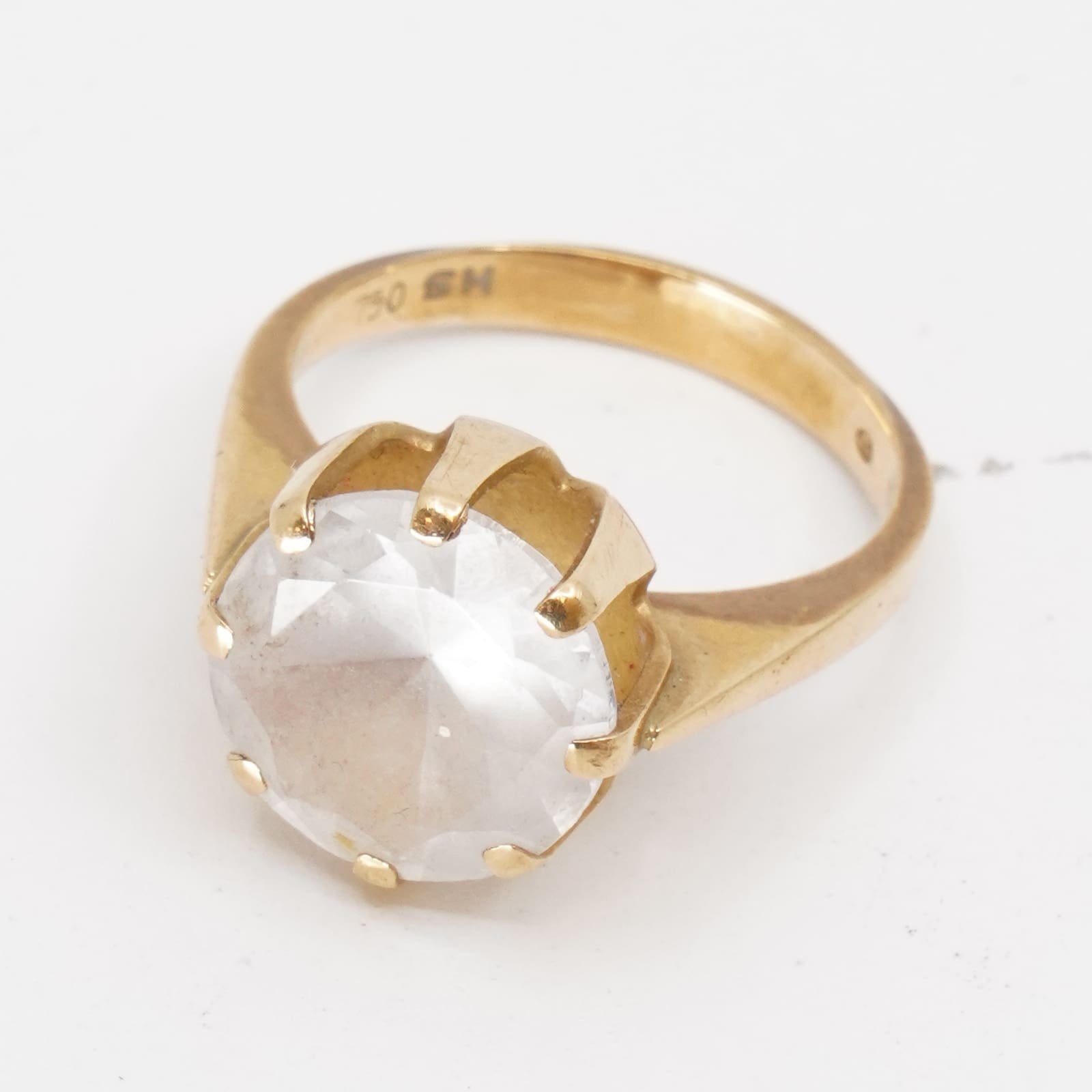 Ring 18K Ø17½ med sten