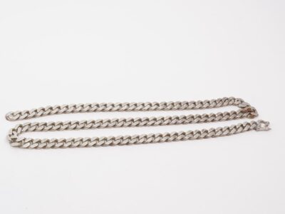 Halskedja Pansar Silver