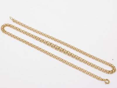 Halskedja doserad X-länk 18K Längd 47cm