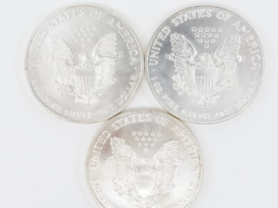Silvermynt 3st Silver Eagle