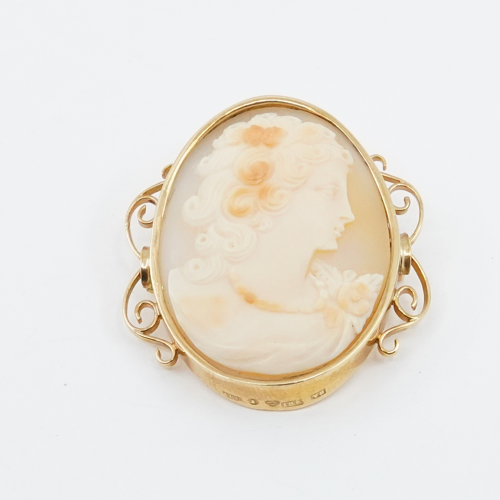 Hänge/Brosch Guld 18K