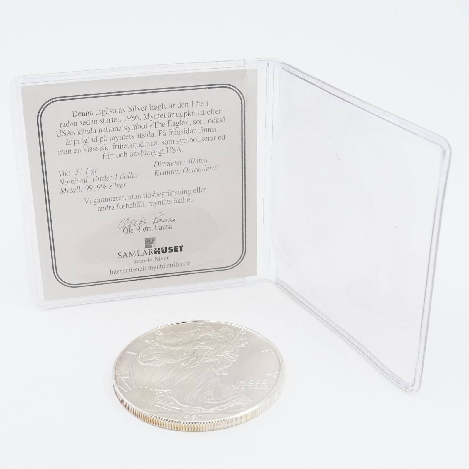 Silvermynt Amerikansk Silver