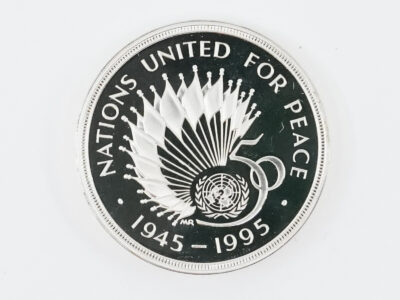 Silvermynt Nations for Peace i plastetui