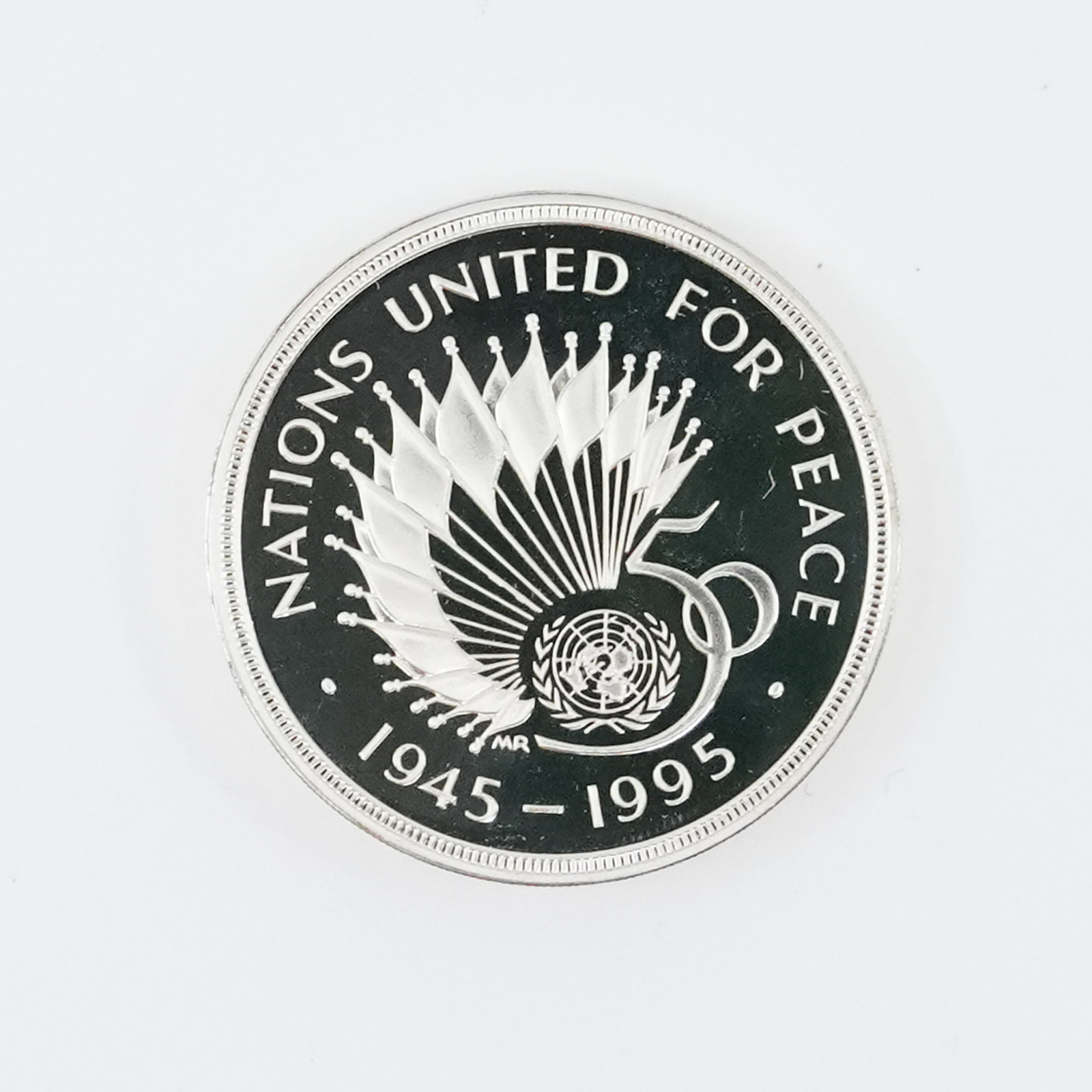 Silvermynt Nations for Peace i plastetui