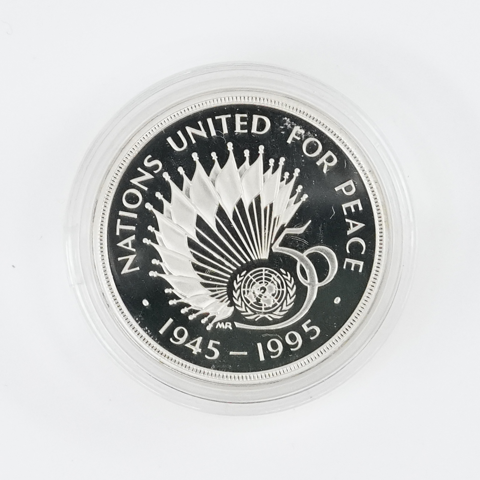 Silvermynt Nations for Peace i plastetui