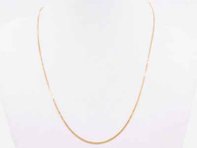 Halskedja Pansar Guld 18K