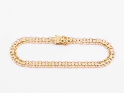 Armband X-länk Guld 18K
