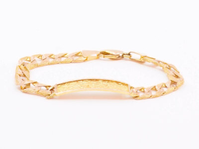 Armband manglad Pansar 14K