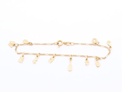 Armband Figaro Guld