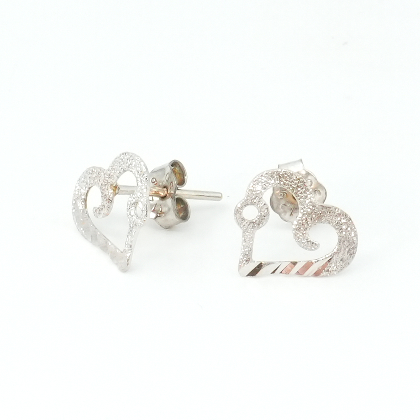 Örhängen Vitguld 18K 1,5g Höjd 10mm