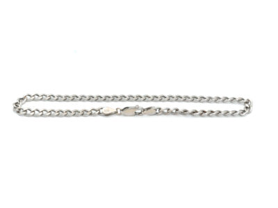 Armband Pansar Vitguld 20cm