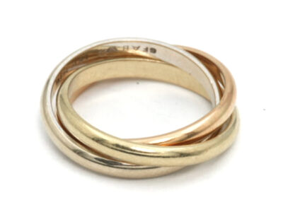 Ring Guld 18K trefärgad