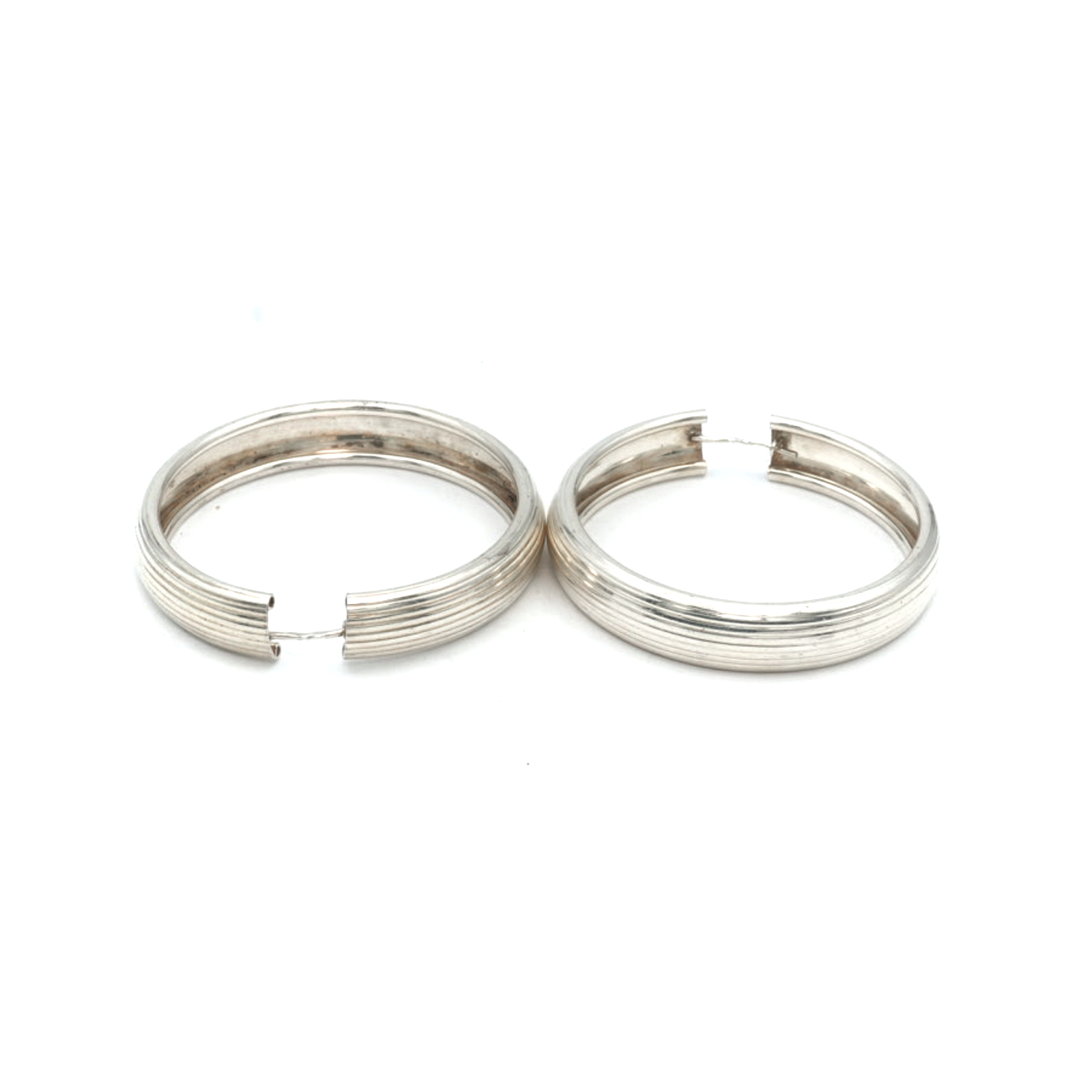 Örhängen Hoops Silver