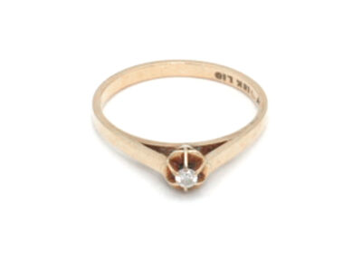 Ring Guld 18K med diamant