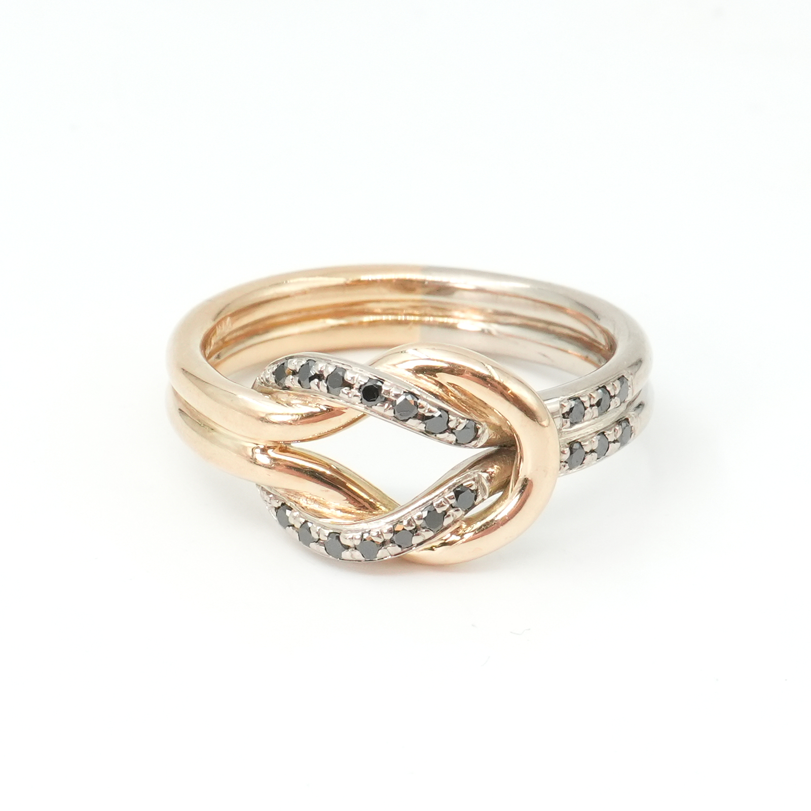 Ring Guld 18K 9,5g Ø19.25mm med stenar