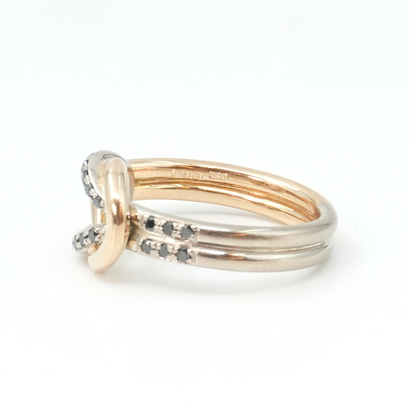Ring Guld 18K 9,5g Ø19.25mm med stenar