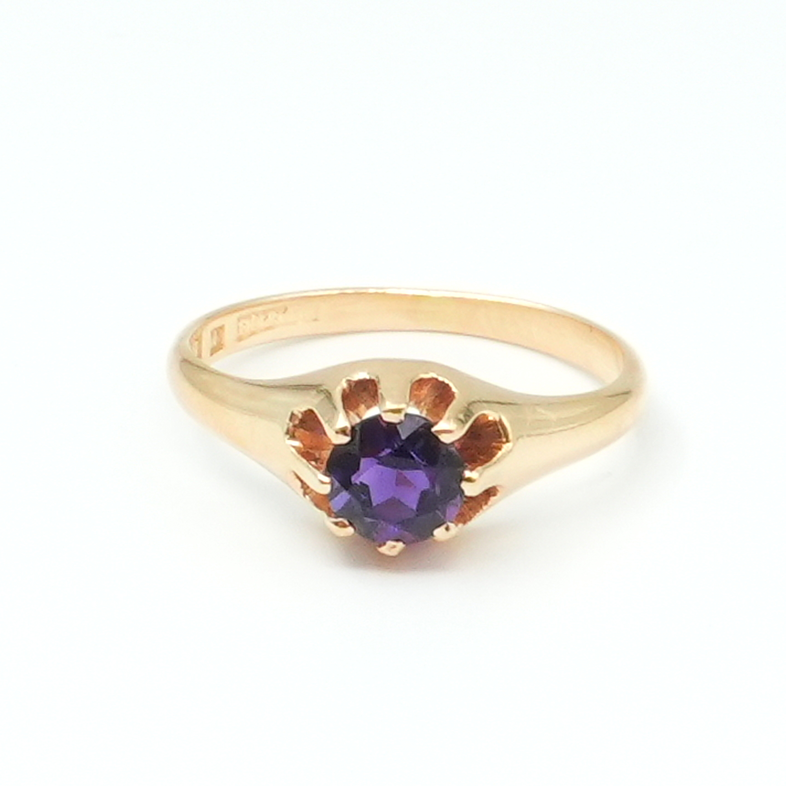 Ring Guld 18K 2,7g Ø16.50mm med sten