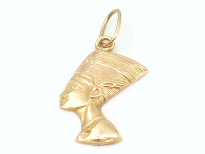 Hänge Guld 18K 0,6g Höjd 23mm Nefertiti