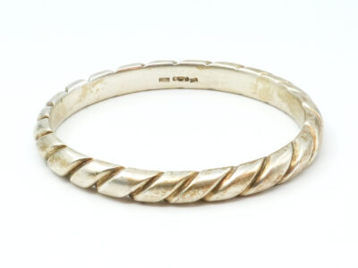 Armring Silver S830 79,6g Diameter 7x6cm solid