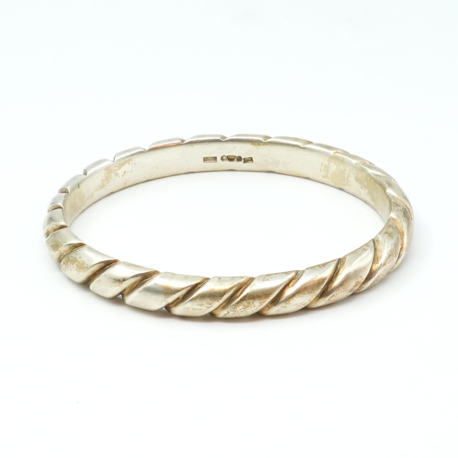 Armring Silver S830 79,6g Diameter 7x6cm solid