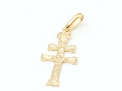 Hänge Guld 18K 0,5g Höjd 23mm caravaca kors