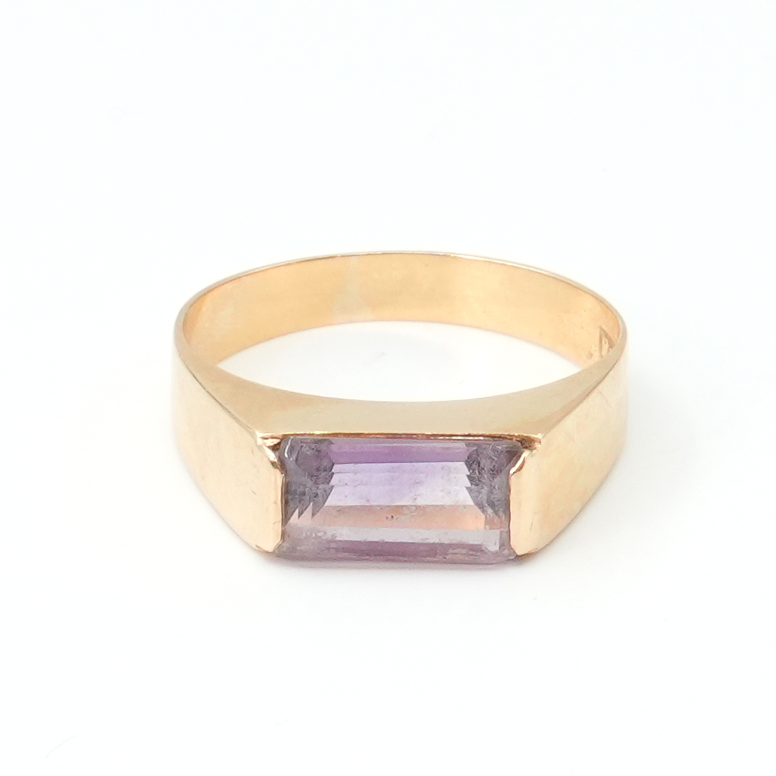 Ring Guld 18K 2,2g Ø16.50mm med sten