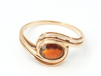 Ring Guld 18K 2,2g Ø16.50mm med sten