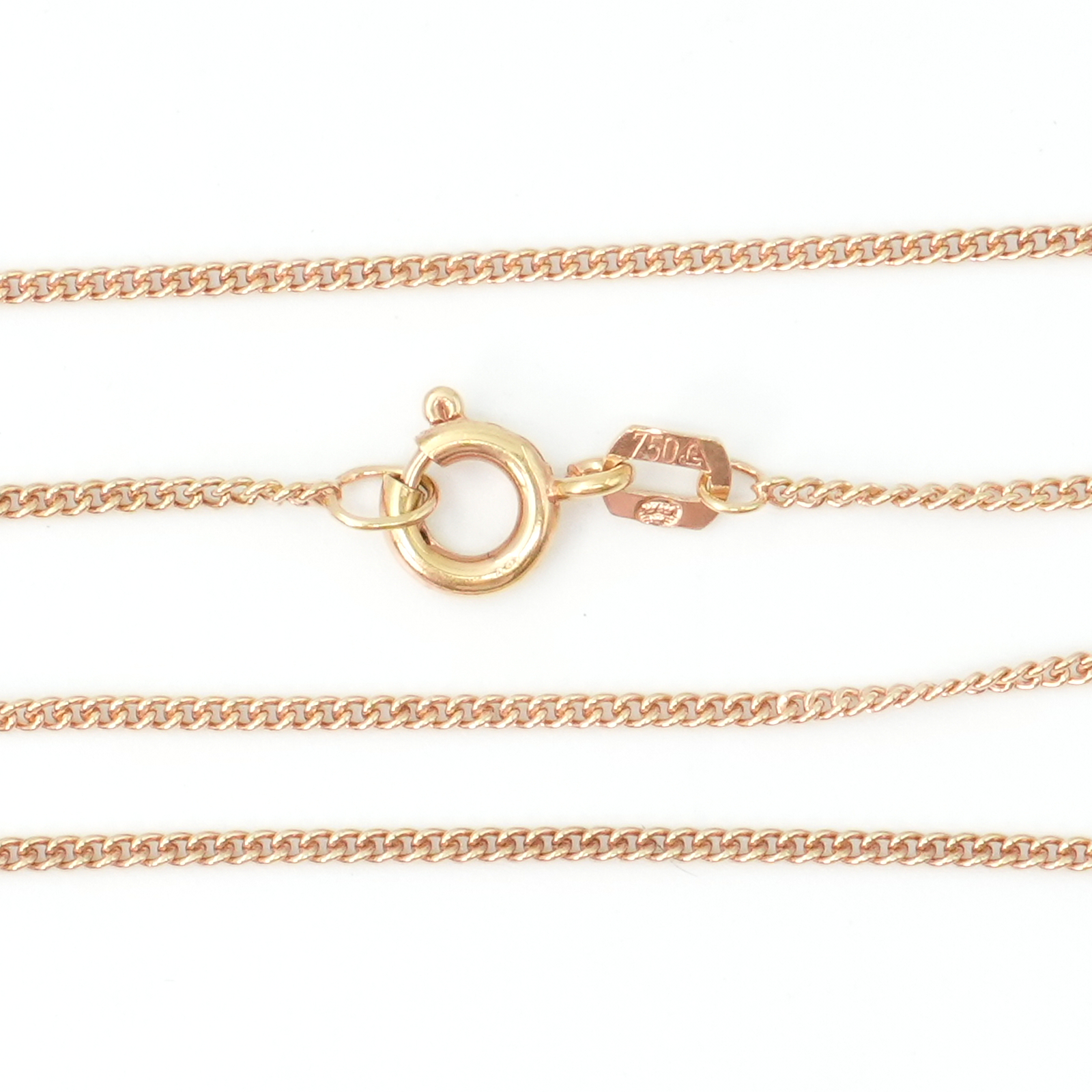 Halskedja Pansar Guld 18K 2,6g Längd 51,5cm Bredd 1mm