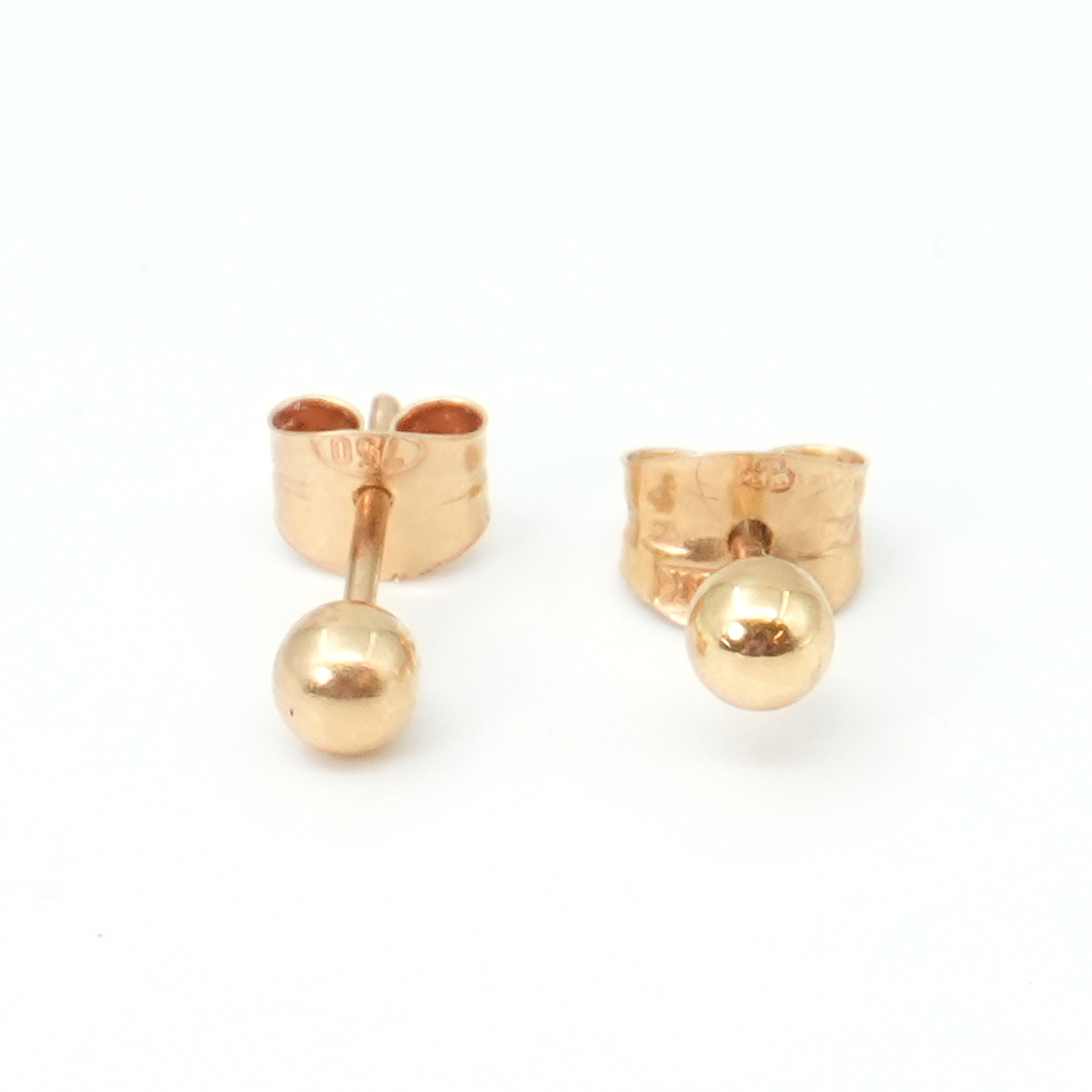 Örhängen Guld 18K 0,4g Höjd 2,5mm