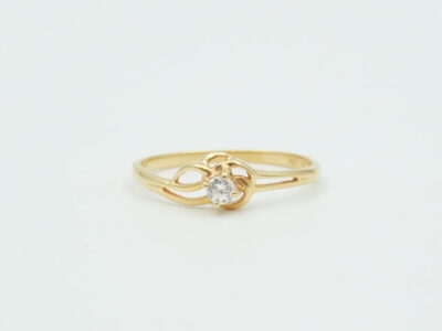 Ring Guld 18K med sten
