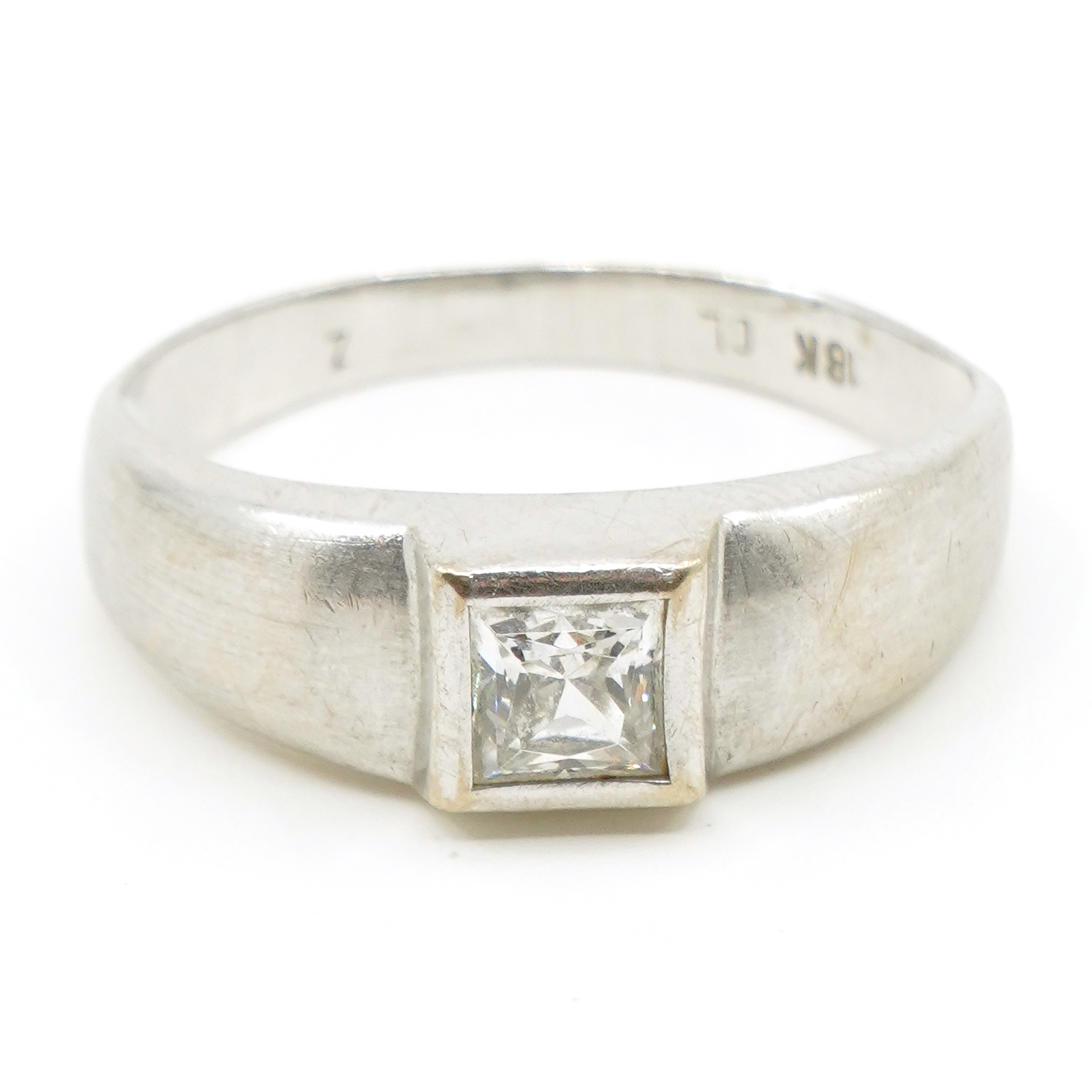 Ring Vitguld 18K