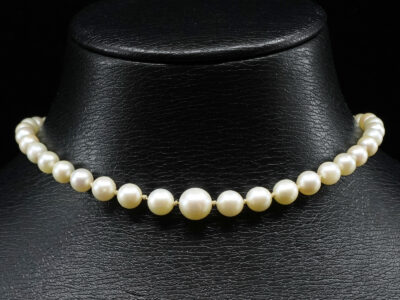 Pärlcollier odlade sötvattens pärlor S835