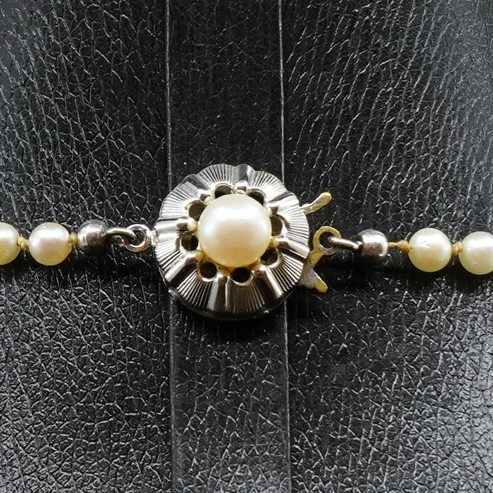 Pärlcollier odlade sötvattens pärlor S835