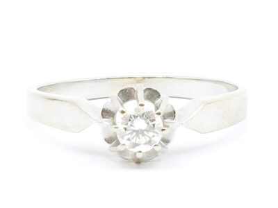 Ring Vitguld 14K