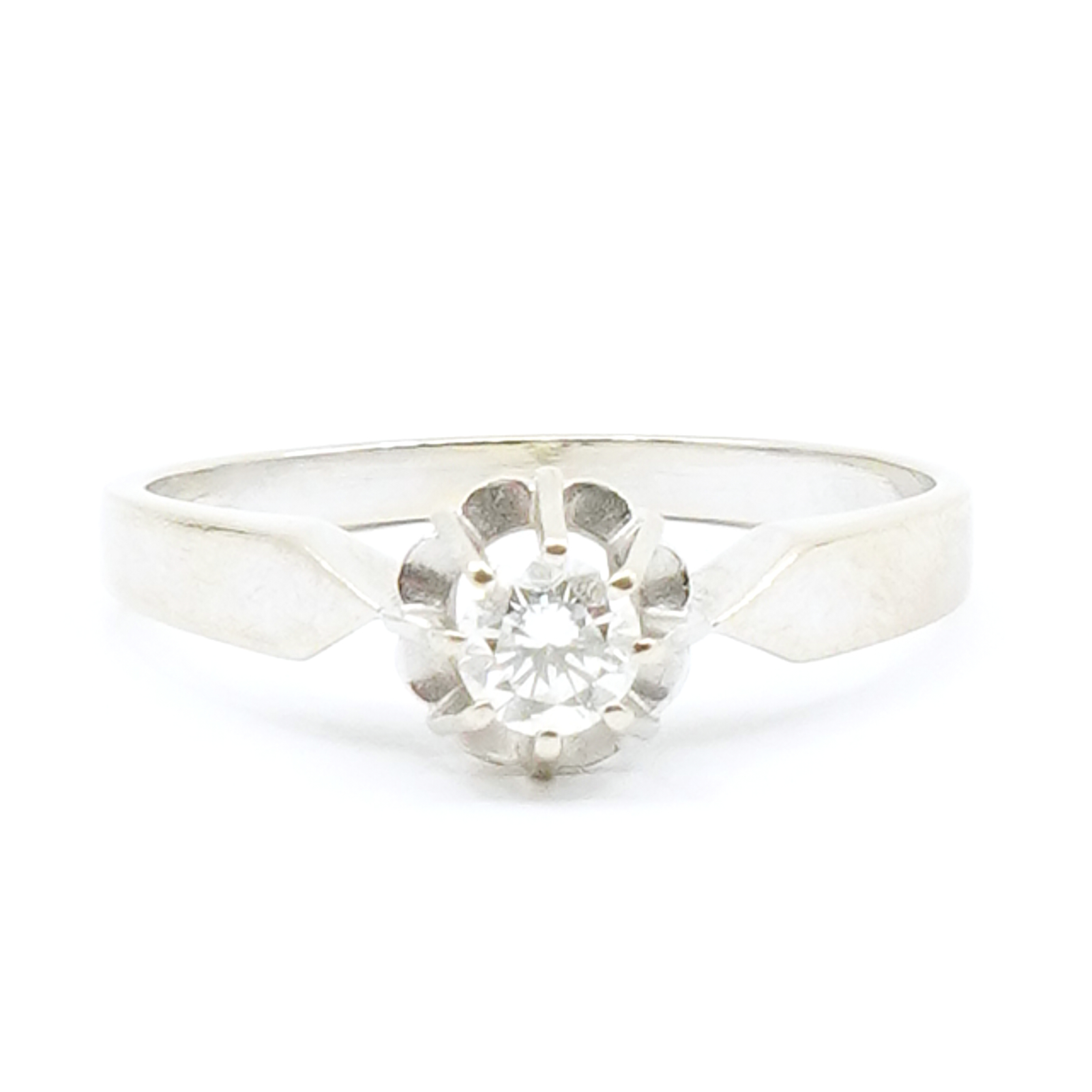 Ring Vitguld 14K