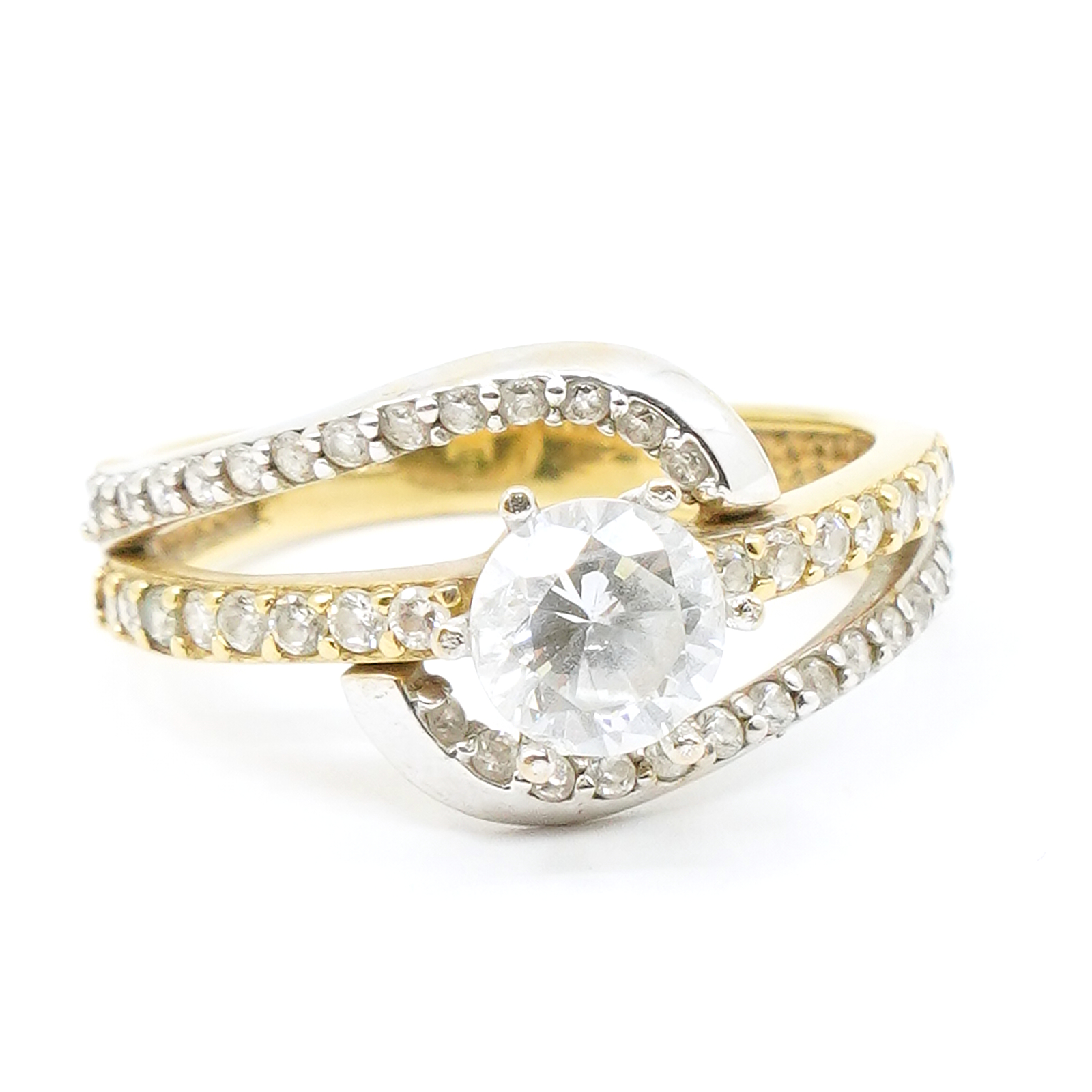 Ring tvåfärgad Guld 18K
