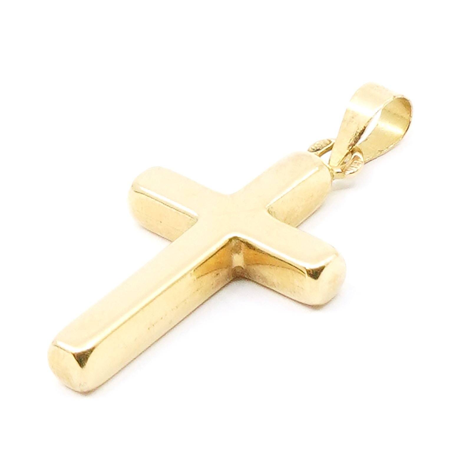 Hänge/berlock Kors ihåligt 18K