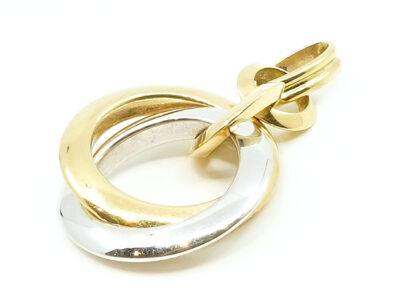 Hänge/berlock tvåfärgat Guld 18K